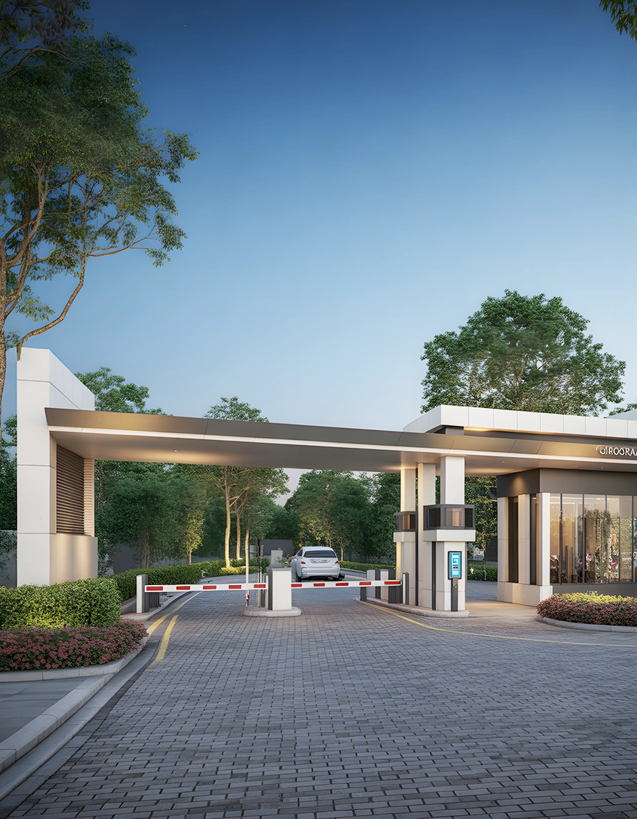 Oberoi Reality Sector 58 Guarded Perimeter Amenity